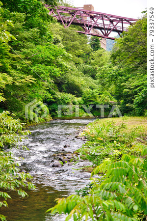 Ishikawa Prefecture Yamanaka Onsen Ayatori Bridge 79337549