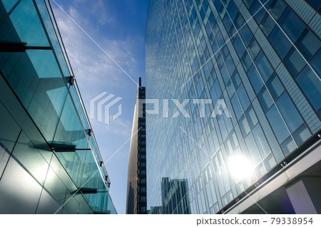 Office buildings in the west exit area of Osaki Station on a clear morning Office buildings in the west exit area of Osaki Station on a clear morning 79338954