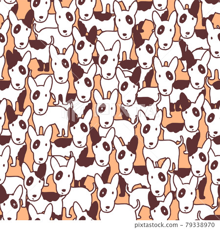 Bull terrier total pattern Bull terrier total pattern 79338970