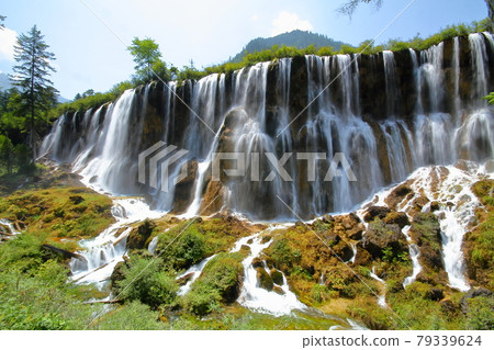 中國四川省九寨溝帶狀水庫 79339624