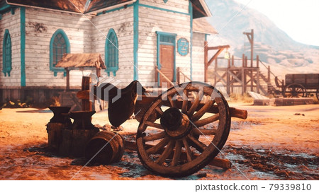old American wild western style town old American wild western style town 79339810