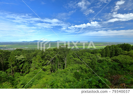 View of Niigata from Gomadoyama, Tagami-cho, Minamikambara-gun, Niigata Prefecture View of Niigata from Gomadoyama, Tagami-cho, Minamikambara-gun, Niigata Prefecture 79340037