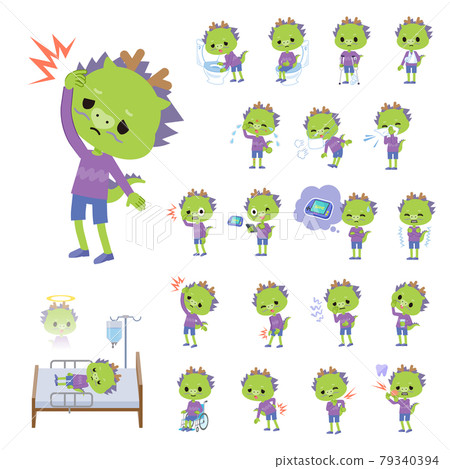 Injured or sick dragon boy set Injured or sick dragon boy set 79340394