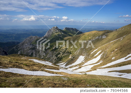 Giewont peak on the background of Zakopane. Tatra Mountains. Poland. Giewont peak on the background of Zakopane. Tatra Mountains. Poland. 79344566
