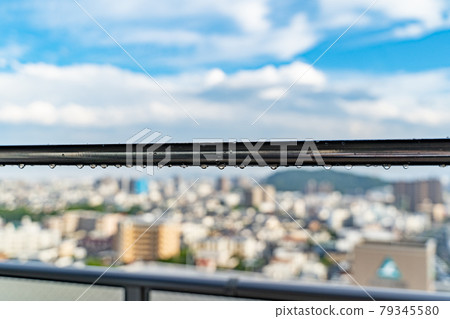 [After the rainy season] Balcony after the rain 79345580