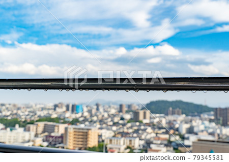 [After the rainy season] Balcony after the rain 79345581