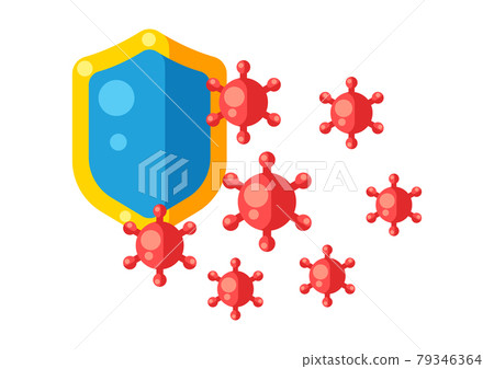 Health care and protection from virus. Concept illustration. Immunization protect. Health care and protection from virus. Concept illustration. Immunization protect. 79346364