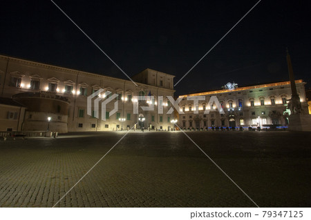 Quirinal Palace night view, Rome, Italy Quirinal Palace night view, Rome, Italy 79347125