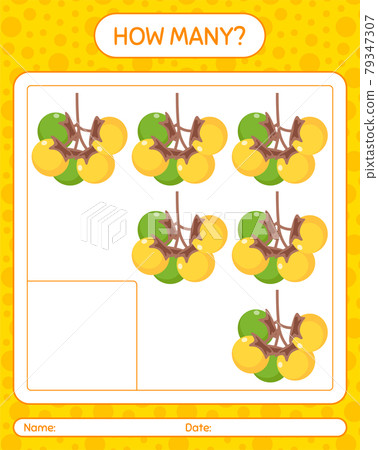 How many counting game with nance. worksheet for preschool kids, kids activity sheet, printable worksheet How many counting game with nance. worksheet for preschool kids, kids activity sheet, printable worksheet 79347307