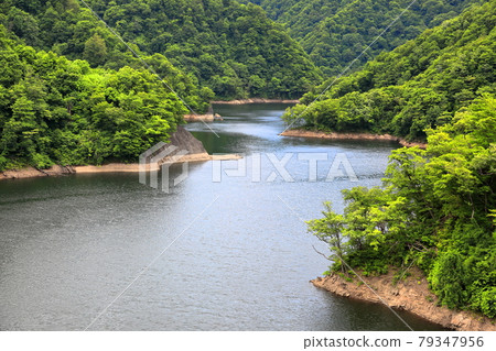 Nagai Dam Nagai Hyakushu Lake Nagai Dam Nagai Hyakushu Lake 79347956