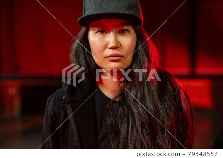 Young Asian female network criminal Young Asian female network criminal 79348552