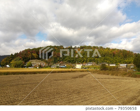 福島縣福島市大座莊的秋葉 福島縣福島市大座莊的秋葉 79350658