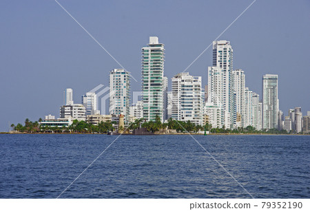 Skyscrapers in Cartagena, Colombia Skyscrapers in Cartagena, Colombia 79352190