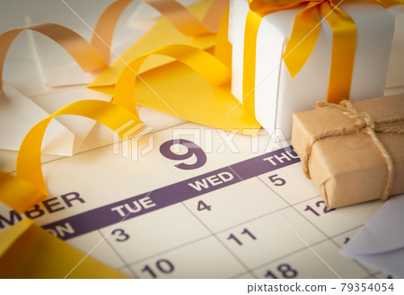 九月日曆禮品生日週年紀念日 79354054