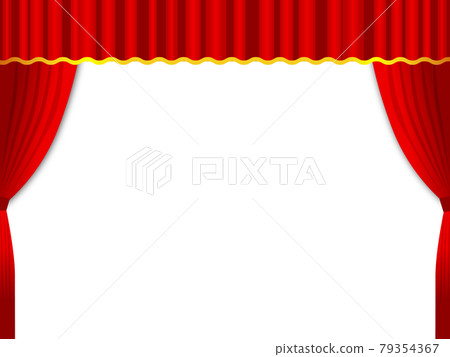 舞台幕布透明圖-插圖素材[79354367] - PIXTA圖庫