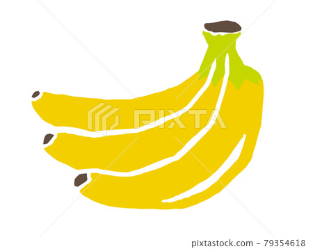 香蕉復古插畫 79354618