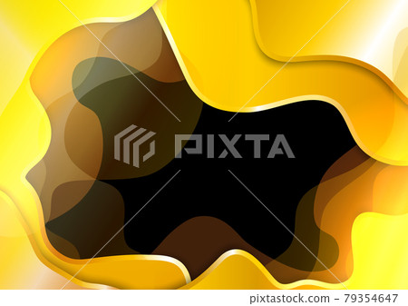 Golden abstract background. Papercut shapes composition. Gradient vector art illustrator Golden abstract background. Papercut shapes composition. Gradient vector art illustrator 79354647