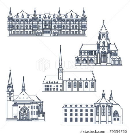 Luxembourg travel landmarks, cathedrals, churches 79354760