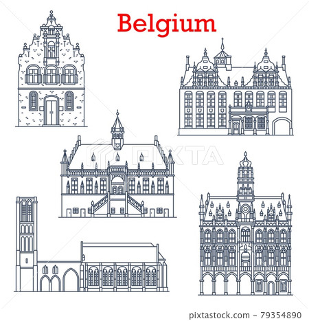 Belgium travel landmarks, architecture churches 79354890