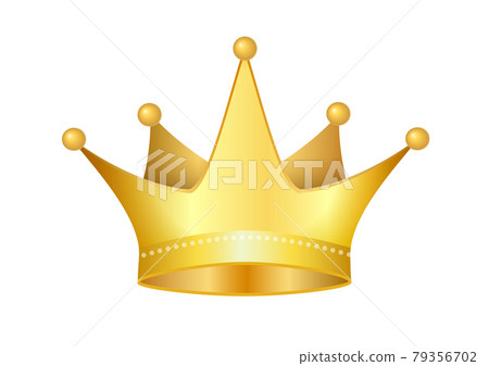 金光閃閃的皇冠 插圖素材 圖庫