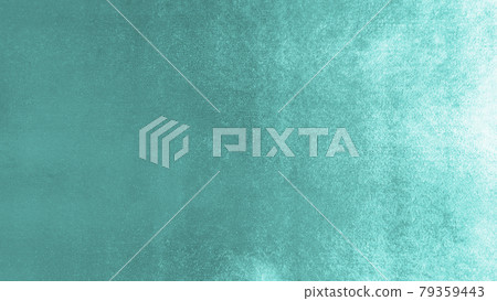 Teal green background foil leaf metallic turquoise blue texture shinny wrapping paper bright yellow wallpaper for design decoration element 79359443
