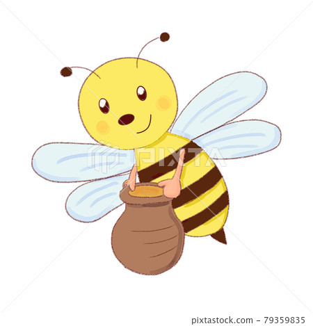 Honeybees carrying honey 79359835