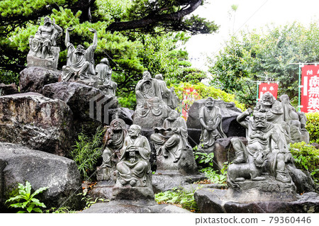 Hochiji Temple Konosu City Temples and Shrines Prayer Presents Main Hall Rakan 18 Rakan Stone Buddha Statue Hochiji Temple Konosu City Temples and Shrines Prayer Presents Main Hall Rakan 18 Rakan Stone Buddha Statue 79360446