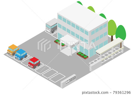 Isometric city hall building Isometric city hall building 79361296