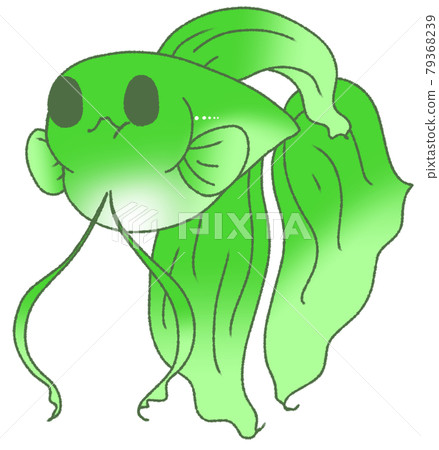 Solid (green) with a hungry stomach 79368239