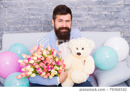 Let us arrange a smile for you. Womens day. Love day.  79368582