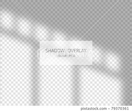 Shadow overlay effect. Natural shadows from window isolated on transparent background. Vector illustration. Shadow overlay effect. Natural shadows from window isolated on transparent background. Vector illustration. 79370361