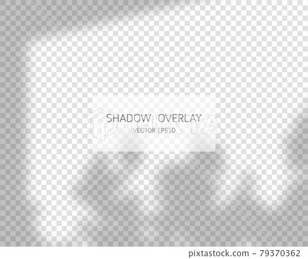 Shadow overlay effect. Natural shadows from window isolated on transparent background. Vector illustration. Shadow overlay effect. Natural shadows from window isolated on transparent background. Vector illustration. 79370362
