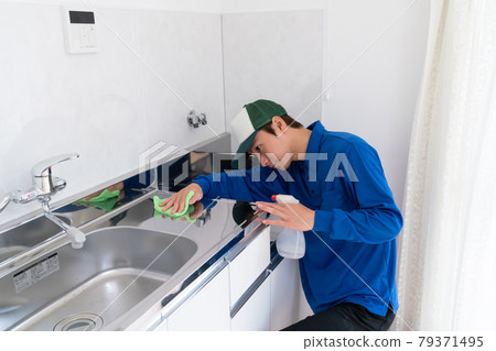 House cleaning housekeeping kitchen 79371495