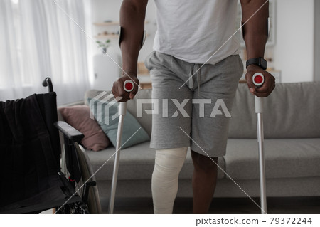 Bone fracture, injury, recovery and treatment at home after incident Bone fracture, injury, recovery and treatment at home after incident 79372244