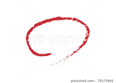 手寫的紅色圓圈 手寫的紅色圓圈 79373908