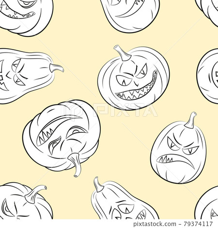 Halloween Seamless Pattern Halloween Seamless Pattern 79374117