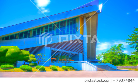 Gymnasium animation style processing Gymnasium animation style processing 79374844