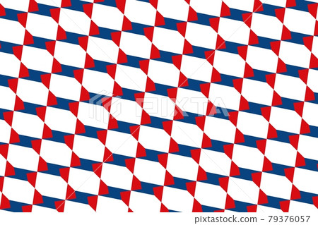 Simple geometric pattern in the colors of the national flag of Czech Republic Simple geometric pattern in the colors of the national flag of Czech Republic 79376057