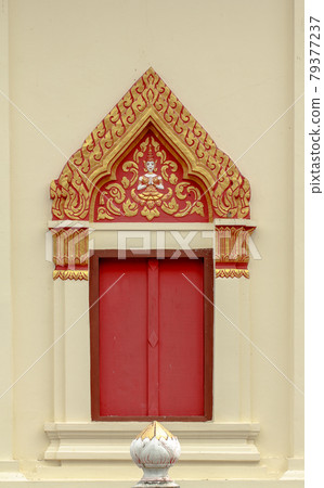 Window woodcarving in temple Window woodcarving in temple 79377237