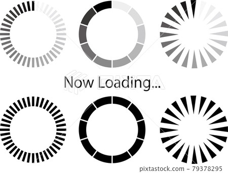 Illustration material of loading Illustration material of loading 79378295