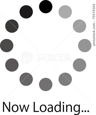 Illustration material of loading Illustration material of loading 79378304