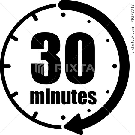 Timer illustration material 79378318