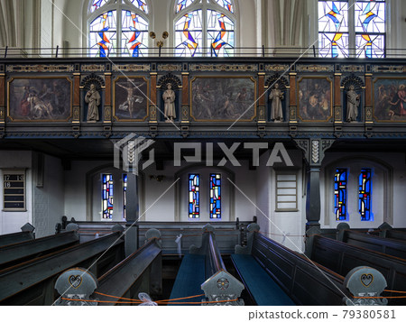 The interior of the St Jurgen church at Juergensby in Flensburg, Germany The interior of the St Jurgen church at Juergensby in Flensburg, Germany 79380581