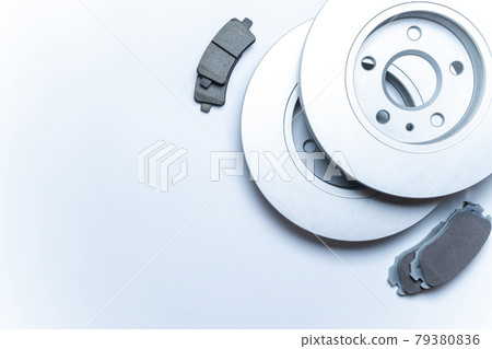 Silent blocks. New metal car part. Auto motor mechanic spare or automotive piece isolated on white background. Automobile engine service with space for text. Silent blocks. New metal car part. Auto motor mechanic spare or automotive piece isolated on white background. Automobile engine service with space for text. 79380836