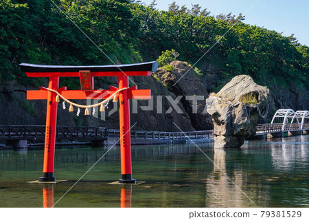 北海道江差的神社 北海道江差的神社 79381529