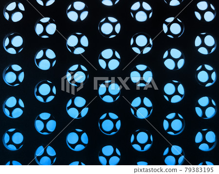 Overlapping punching metal background pattern material_a_05 79383195