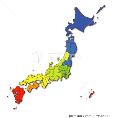 Map of Japan  79383648