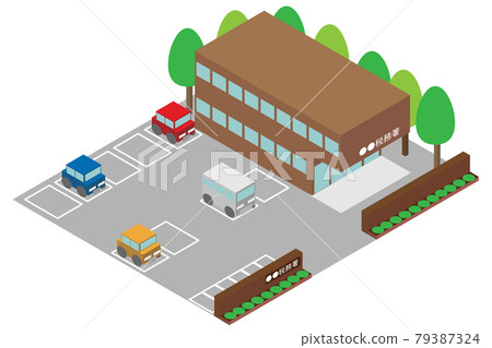 Isometric tax office building Isometric tax office building 79387324