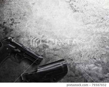 Image material of a pistol 79387832