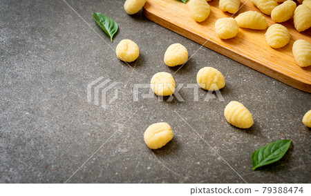 Traditional Italian gnocchi pasta - uncooked 79388474